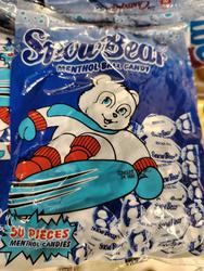 Snowbear menthol candy 250g.50pcs.