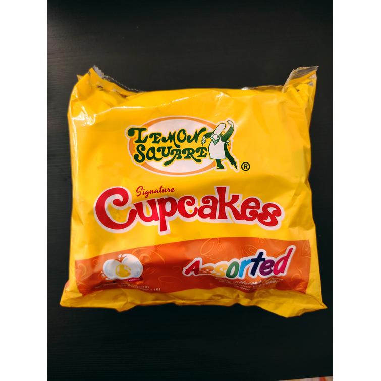 Lemon square assorted cupcakes 10x30g.