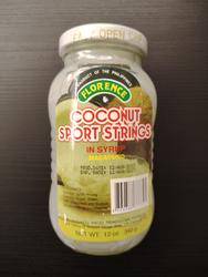 Florence coconut strings in syrup 340g.