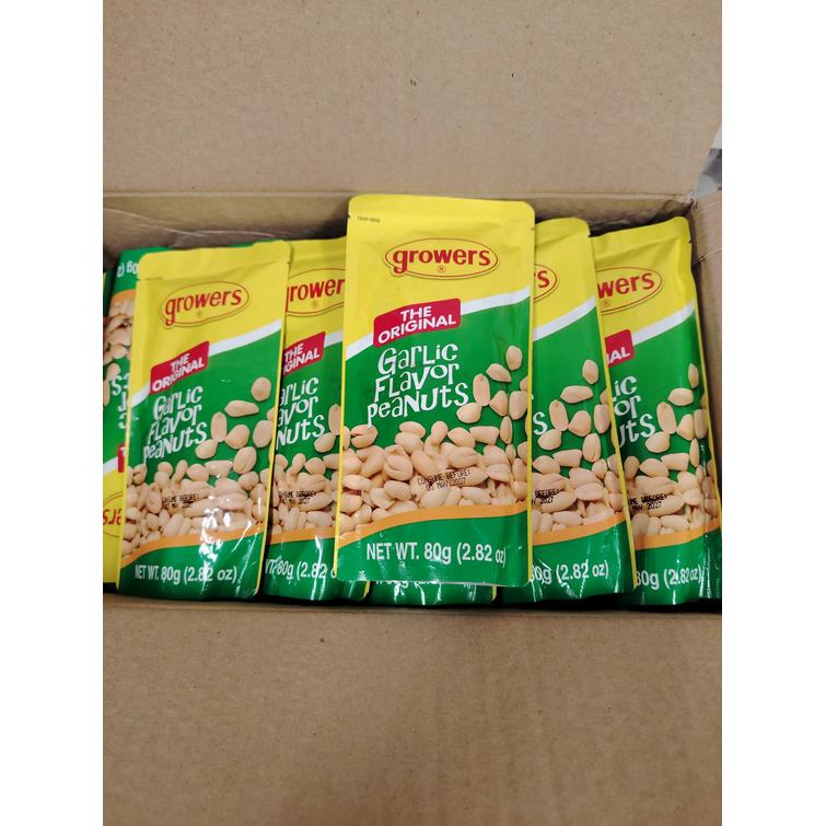 Growers peanut garlic 80g.