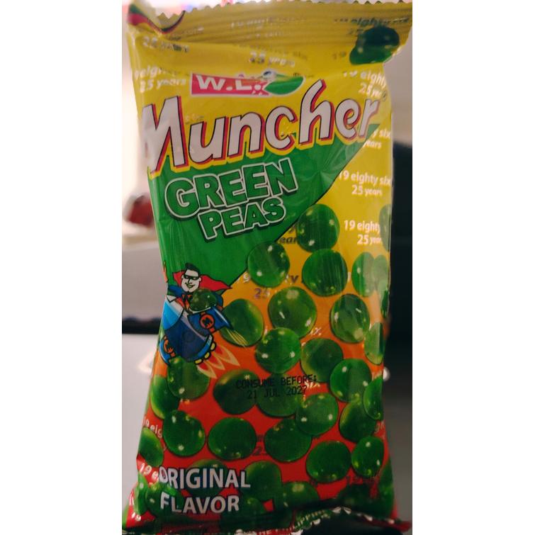 Muncher green peas 70g.