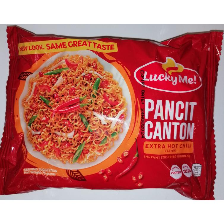 Instant noodles Extra Hot Chili, Lucky Me! 75g