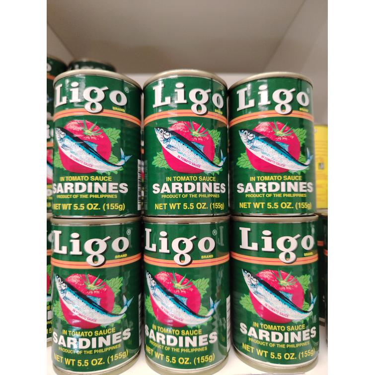 Sardines tomato sauce green LIGO 155g.