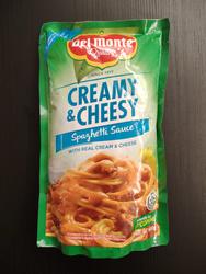 Del monte creamy and cheesy 900g.