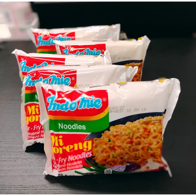 Indomie stir-fry noodles 80g.x5pcs.