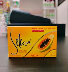 Silka papaya orange body soap135g.