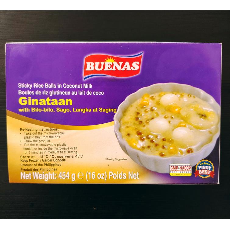 BUENAS Sticky rice balls in coconut milk 454g.