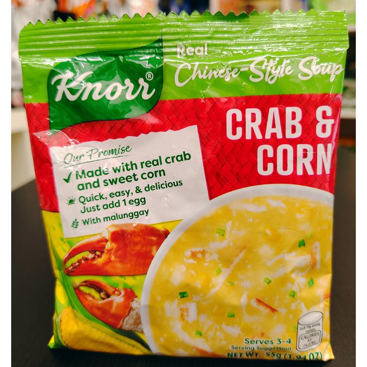Knorr crab and corn 55g.