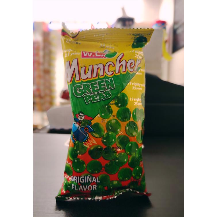 Muncher green peas 70g.