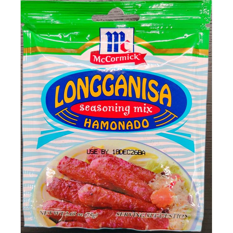 Mc cormick longganissa hamonado seasoning mix 75g.