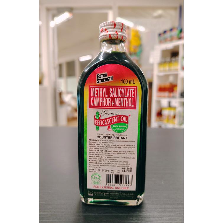 Efficasent massage oil extra strength 100 ml. 