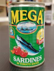 Mega sardines with tomato sauce 155g.