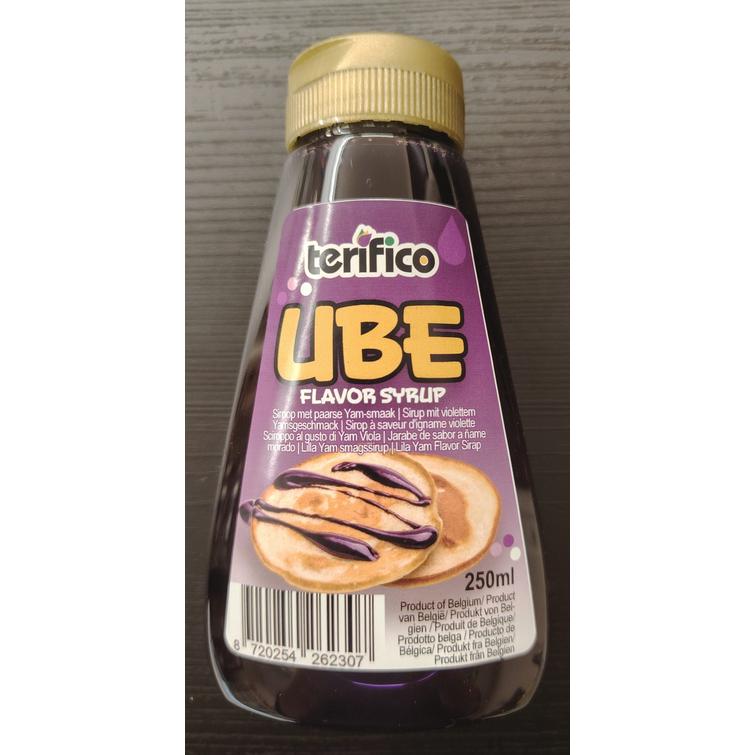Terifico ube flavor syrup 250ml.