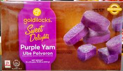 Ube polvoron 12x25g.