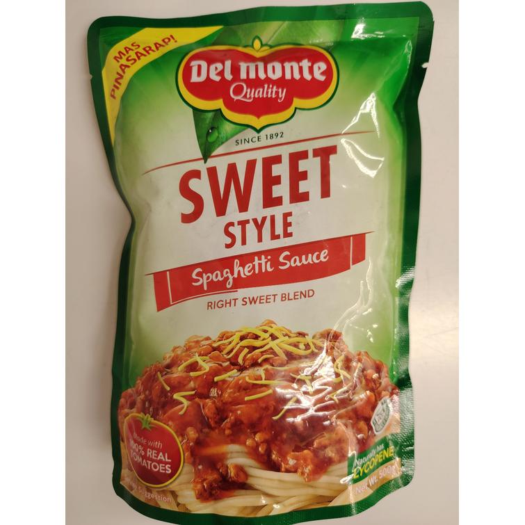 Del monte Filipino sweet style spaghetti sauce 500g.