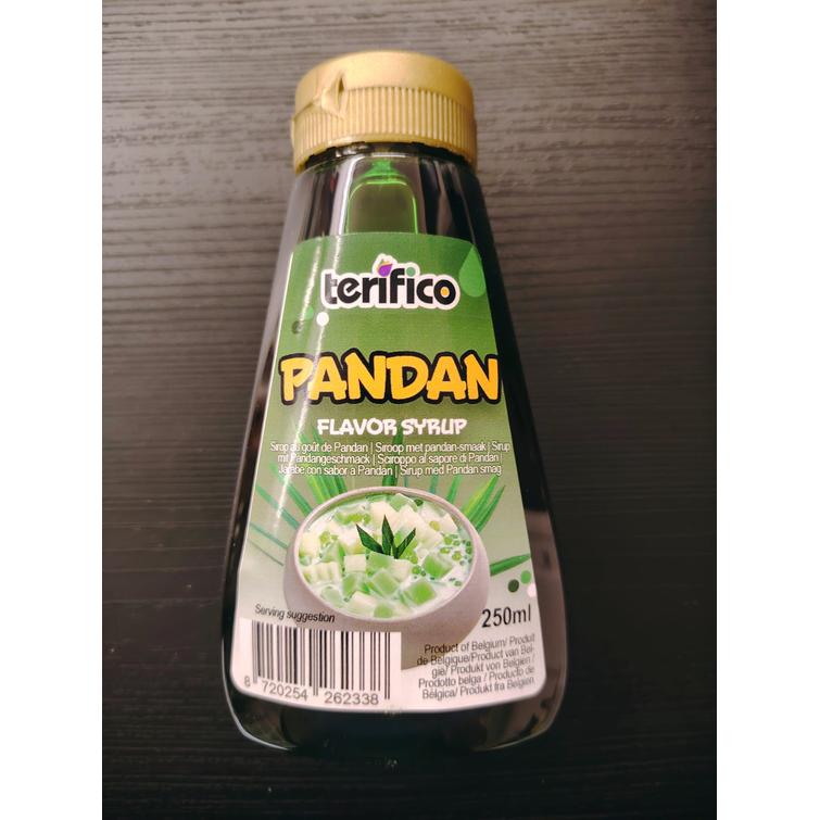 Terrifico Pandan flavor syrup 250ml.