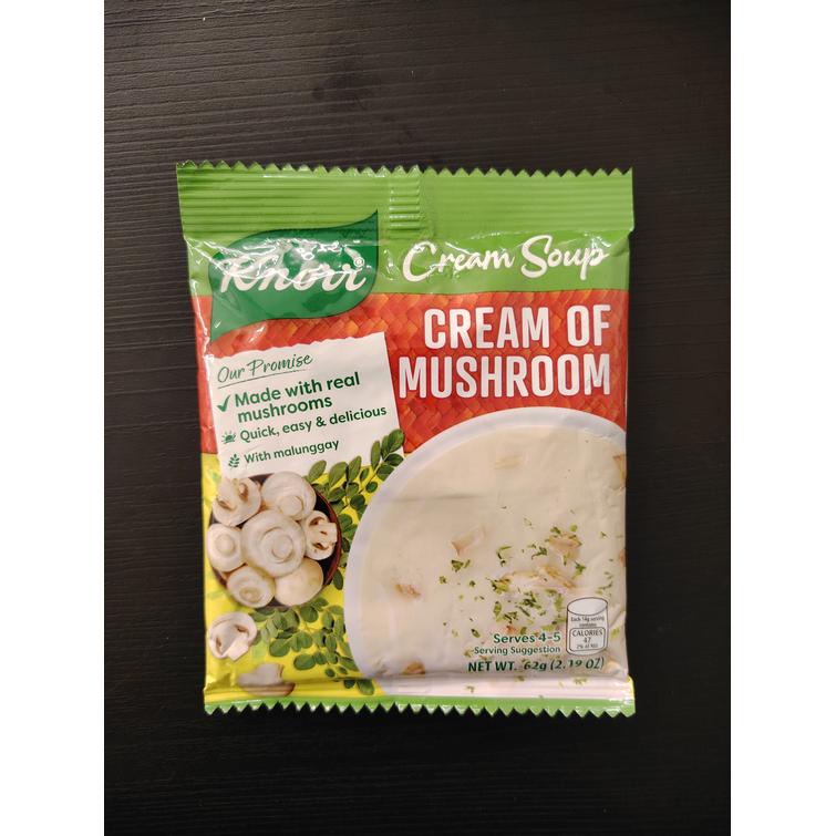 Knorr cream of mushroom soup 62g.