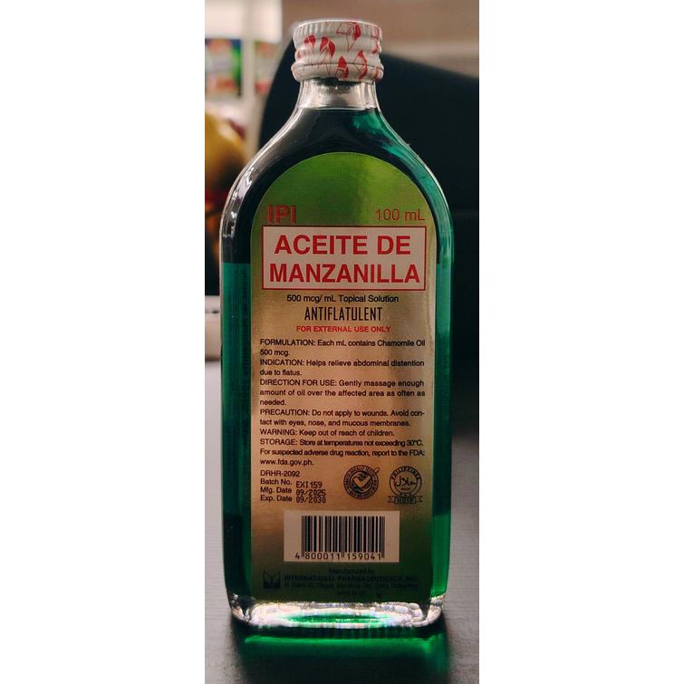 Manzanilla massage oil 100ml.
