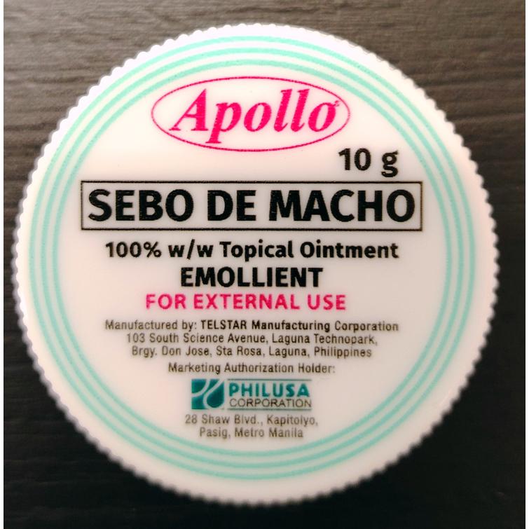 Apollo Sebo de macho skin moisturizer 10g.Apollo Sebo de macho skin moisturizer 10g.