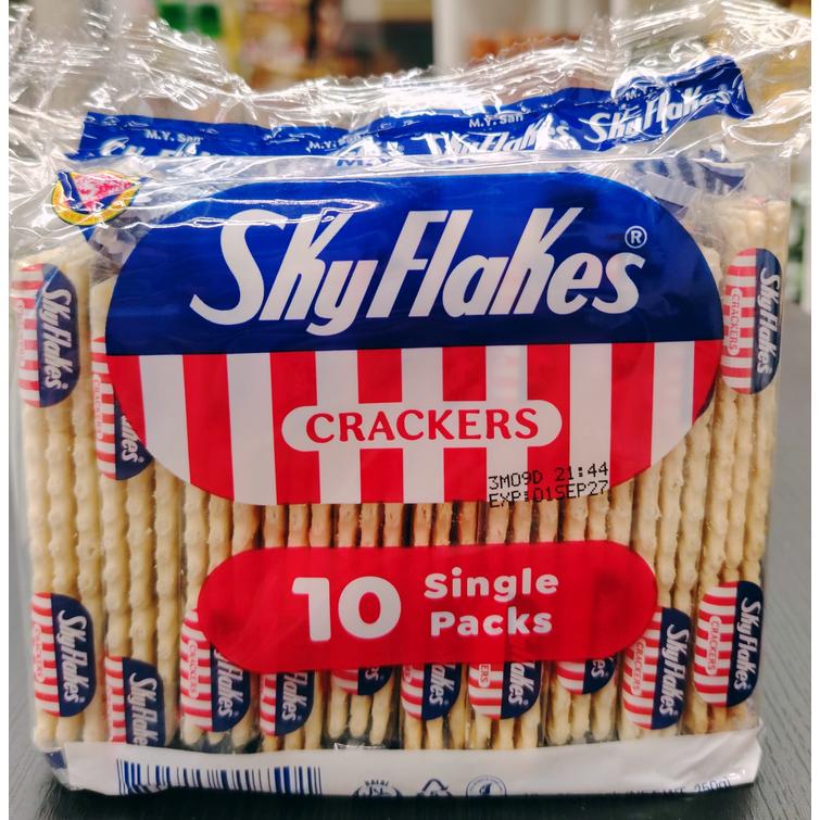 Skyflakes crackers single packs 10x250g.