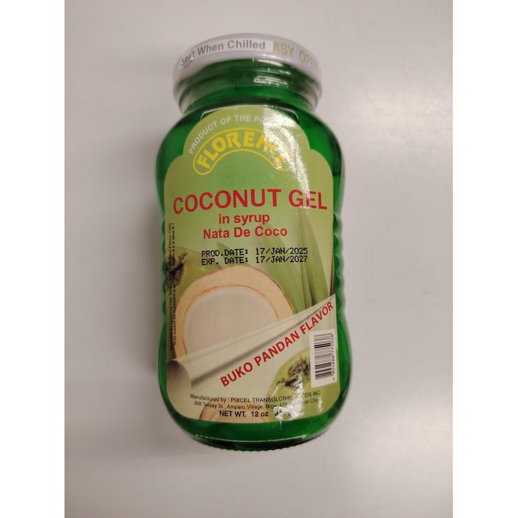 Florence Pandan Nata de Coco 340g.