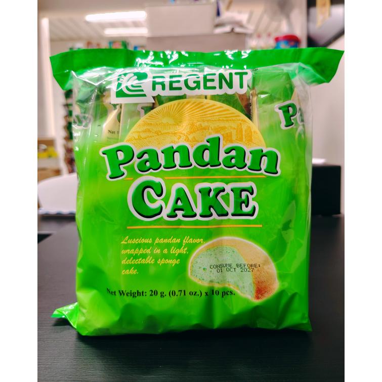 Regent pandan cup cakes 20g.x10 pcs. 