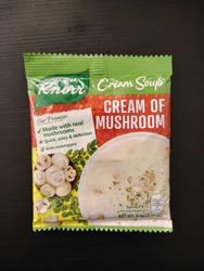Knorr cream of mushroom soup 62g.