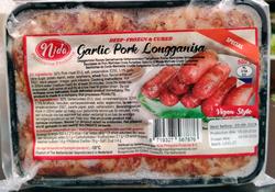 Nida Pork garlic Longganisa, Vigan style 500g.Pick up at store only
