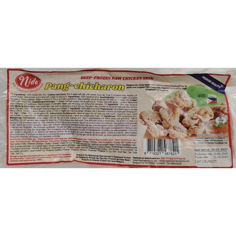 Pang - chicharon 500g.(Chicken Skin) (Pick up at store only)
