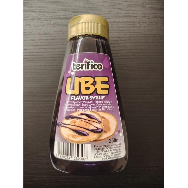 Terifico ube flavor syrup 250ml.