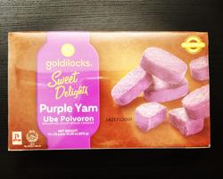 Ube polvoron 12x25g.