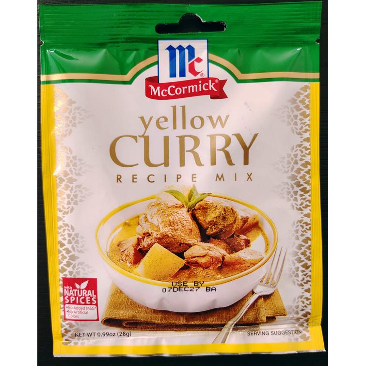 Mc cormick yellow curry mix 28g.