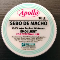 Apollo Sebo de macho skin moisturizer 10g.Apollo Sebo de macho skin moisturizer 10g.