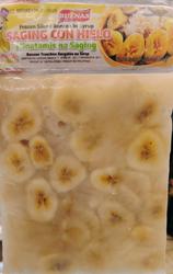 Frozen sliced banana in syrup 454g. 