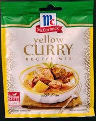 Mc cormick yellow curry mix 28g.
