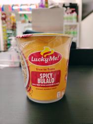 Lucky me go cup spicy bulalo noodles 70g.