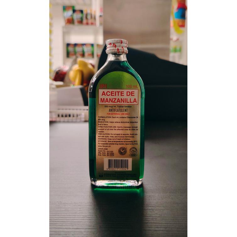 Manzanilla massage oil 100ml.