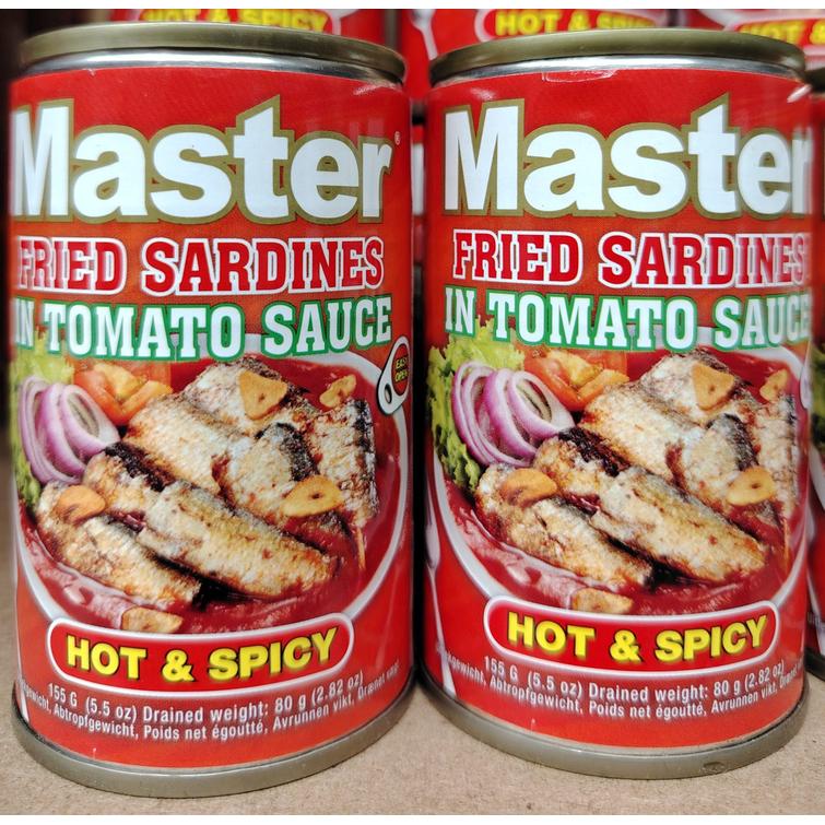 Master fried sardines 155g. Hot&spicy
