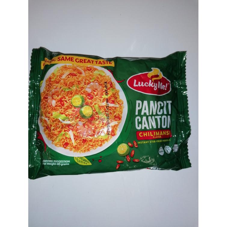 Lucky Pancit Canton Chilimansi 80g.