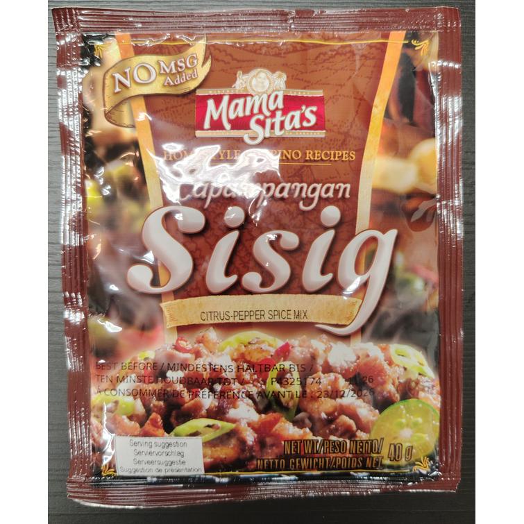 Mama sita's Sisig citrus spice mix 40g.
