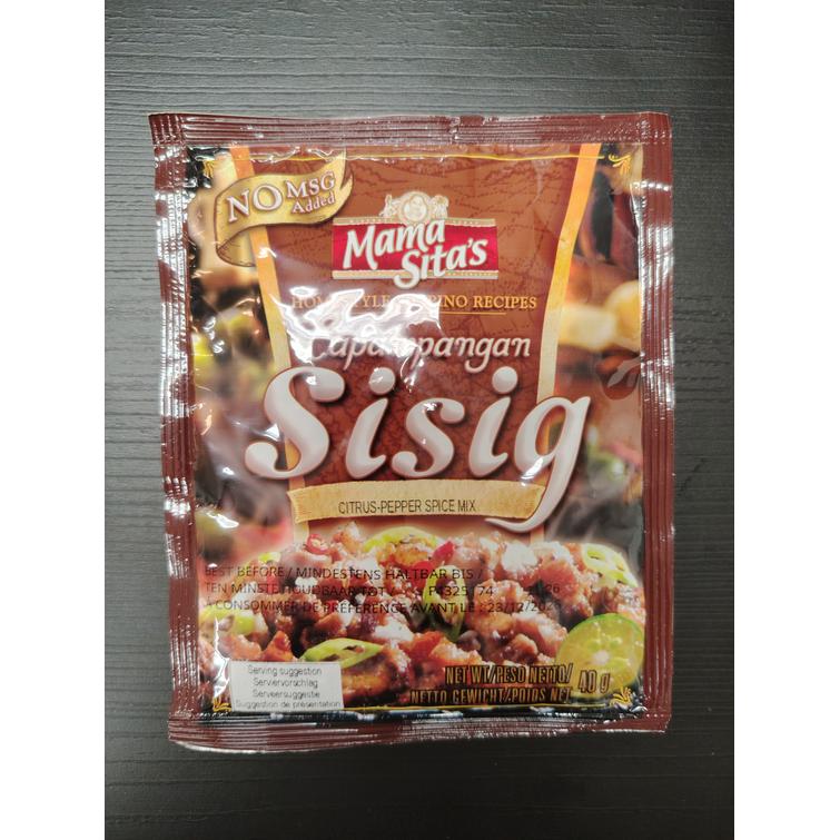 Mama sita's Sisig citrus spice mix 40g.