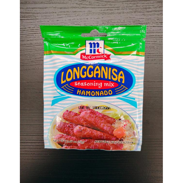 Mc cormick longganissa hamonado seasoning mix 75g.