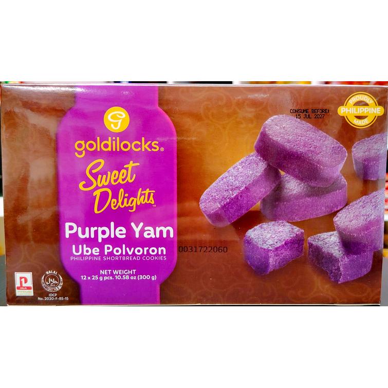 Ube polvoron 12x25g.