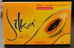 Silka papaya orange body soap135g.